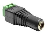 DELOCK Adapter Terminalblock 2Pin -> DC 2,1 x 5,5mm Buchse