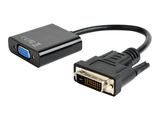 gembird DVI-D 24-Pin auf VGA Adapterkabel, schwarz