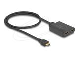 DELOCK HDMI Splitter 1 x HDMI in zu 2 x HDMI out 4K 60 Hz