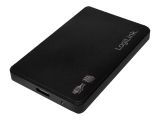 Logilink Geh. 6.3cm (2,5") USB 3.0/SATA Black screwless