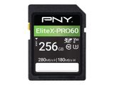 SD XC Card 256GB PNY X-PRO 60 Class 10 UHS-II retail