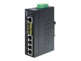 PLANET Industrial L2+ 4-Port 10/100/1000T + 2-Port
