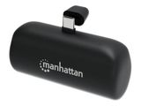 MANHATTAN Powerbank 5000 mAh USB Typ-C Stecker 10W schwarz