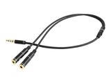 gembird 3,5 mm Audio + Mikrofon-Adapterkabel, 0,2 m