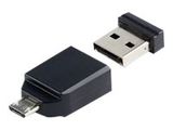 USB-Stick 32GB Verbatim 2.0 Store'n Stay + OTG Adapter retail