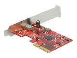 DELOCK PCI Expr x4 Card 1 x extern USB 20 Gbps USB-C Bu. 3A