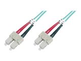 DIGITUS LWL Patchkabel SC -> SC 2.00m Multimode Duplex OM3