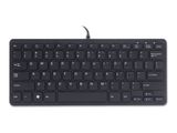 R-Go Tastatur Compact US-Layout schwarz