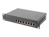 DIGITUS Switch 8-Port Gigabit Managed schwarz