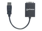 MANHATTAN DisplayPort Adapter St/Bu DP->HD15, schwarz