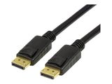 LogiLink Displayport-Kabel 1.4 DP->DP M/M 8K/60Hz 3m schwarz