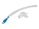Neomounts Kabelspirale 200x1,5cm 1-3Kabel weiß