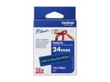 Schriftbandkassette Brother 24mmx4m marineblau/gold Textilb