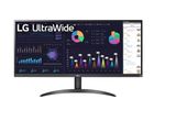 LG 34" 34WQ500-B UltraWide VESA HDR HDMI USB DP IPS 21:9