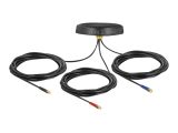 DELOCK Multiband LTE-MIMO UMTS GSM GNSS Antenne 3 x SMA