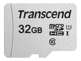 SD microSD Card 32GB Transcend SDHC USD300S-A w/Adapter