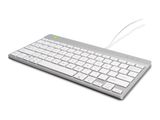 R-Go Tastatur Compact Break US-Layout verkabelt weiß