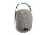 Techly Bluetooth-Lautsprecher Farbe grau