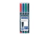 STAEDTLER Folienstift Lumocolor B perm 4St