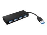 Hub 4-Port IcyBox USB 3.0 IB-AC6104-B Aluminium Gehäuse (b) retail