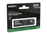 Emtec SSD M.2 NVMe PCIe 3.0 X300 512GB Intern