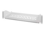 Logilink 19" Fachboden Befestigung vorne T=250mm, grau,25kg