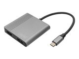 DIGITUS USB Adapter USB-C -> 2x HDMI 4K