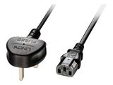 LINDY IEC-Netzkabel UK C13 3m