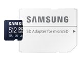 SD MicroSD Card 512GB Samsung SDXC PRO Ulti.(Class10) Adap retail