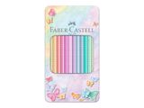 FABER-CASTELL Buntstifte Sparkle Pastell 12er Metalle.