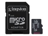 SD MicroSD Card 64GB Kingston SDHC (Class10) w.A retail