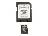 SD MicroSD Card 64GB Intenso SD-HC UHS-I retail