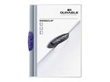 DURABLE Klemm-Mappe Swingclip PP 30 Blatt A4 dklblau