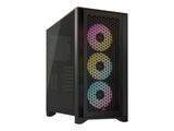 CORSAIR Geh Midi 4000D RGB Airflow (Tempered Glass) Black