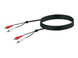 Schwaiger Audiokabel Cinch Verbindungskabel 10m Schwarz