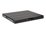 Equip 19" Fachboden aus. für Serverschränke 60cm 1U schwarz