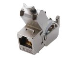 DIGITUS Keystone Jack Cat6a/RJ45/geschirmt/Metall/werkzeugfr