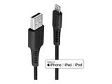 LINDY USB an Lightning Kabel schwarz 1m