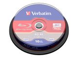 Bluray Verbatim 25GB 10pcs BD-RE Spin 2x single layer