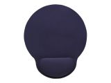 MANHATTAN Mauspad Schaumstoff mit Handballenauflage blau