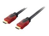 Equip HDMI HS Ethernet 2.0 A-A 180° 4K/60Hz 3.00m schwarz Polybeutel