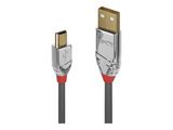 LINDY USB 2.0 Kabel Typ A/Mini-B Cromo Line M/M 2m