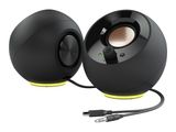 Creative Lautsprecher Pebble SE RGB Stereo, schwarz