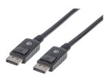 MANHATTAN DisplayPort Kabel St/St 3.0m geschirmt schwarz