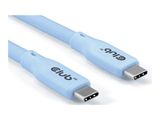 Club3D Lifestyle USB-C Kabel PD 240W,20Gbps 2m blau St/St retail