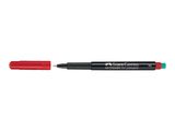 FABER-CASTELL Marker Multimark permanent F rot