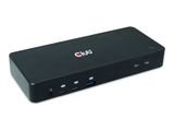 Club3D KVM Switch 4K60Hz 2x USB-C> HDMI/DP/3xUSB/2xUSB-C/LAN retail