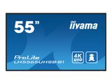 IIYAMA 139.0cm(55") LH5565UHSB-B1 16:9 2xHDMI+DP+2xUSB IPS retail (Speditionsversand)