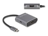 DELOCK USB Type-C Splitter zu 2 x HDMI MST mit USB Type-C