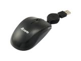 Equip Reisemaus USB-A Stecker L+R 0.80m schwarz